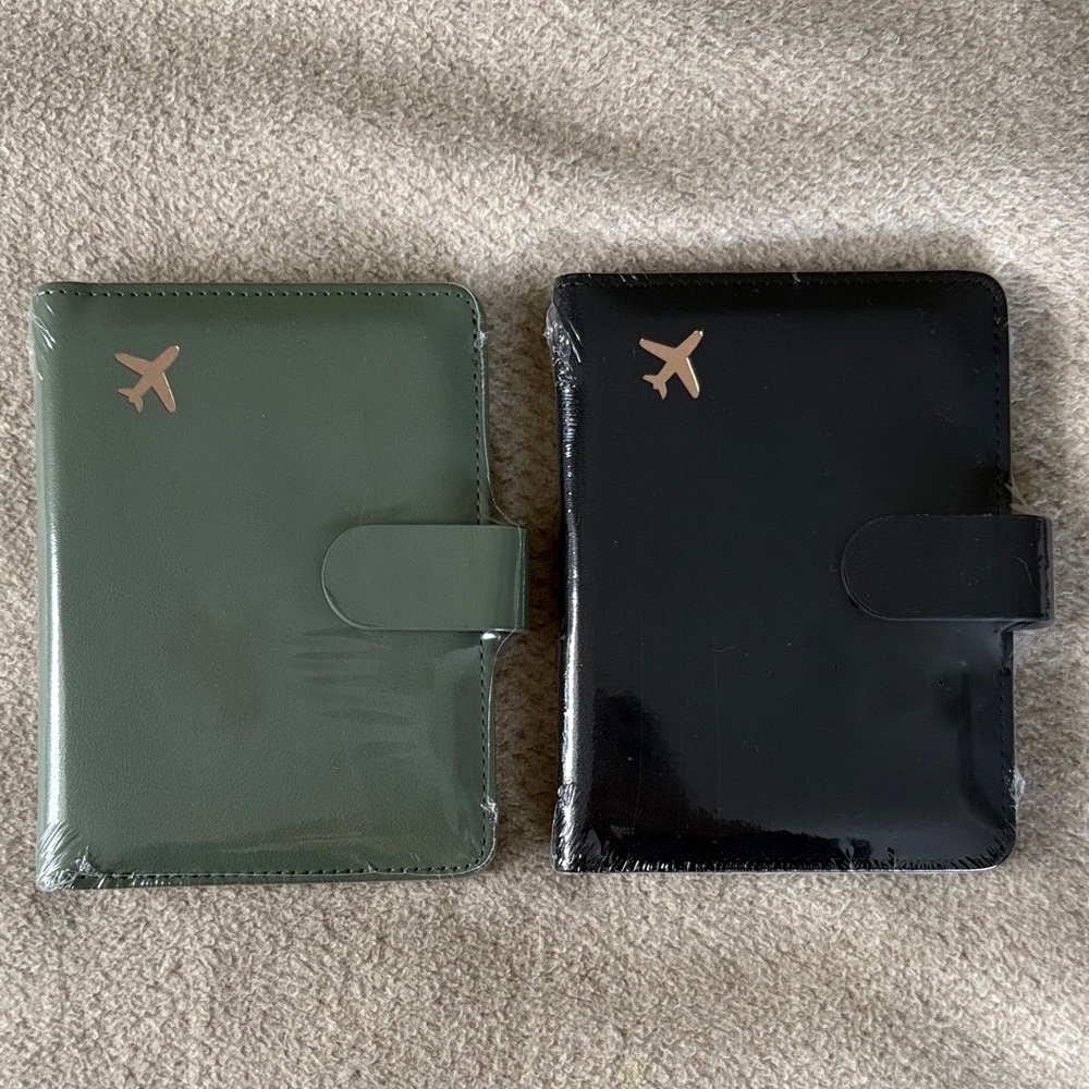 Set of 2 Passport Book Holders